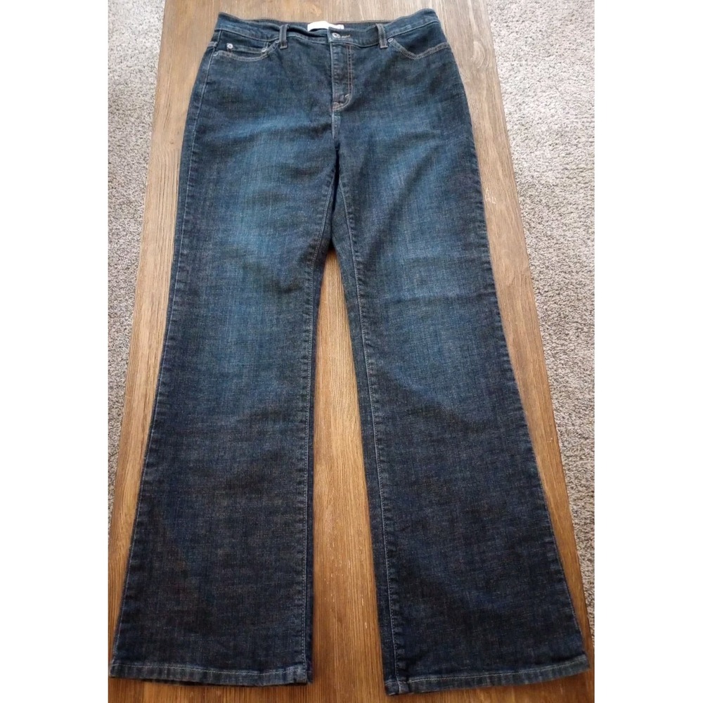 Levi's 512 Women's 14 Bootcut Perfectly Slimming  Dark Wash Denim W Flap Pockets